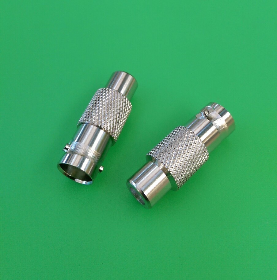 (2 PCS) BNC Female to RCA Female Connector - USA Seller