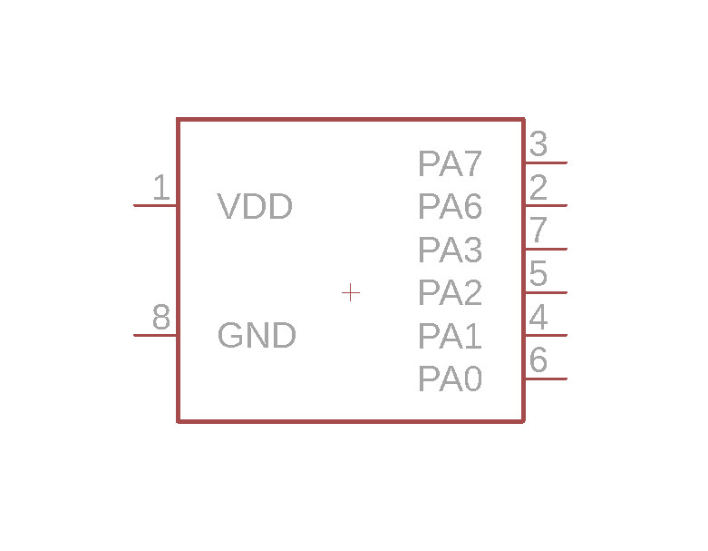 2x AVR Microcontroller ATTINY402-SSN 8-Bit AVR MP 20MHz SOIC-8