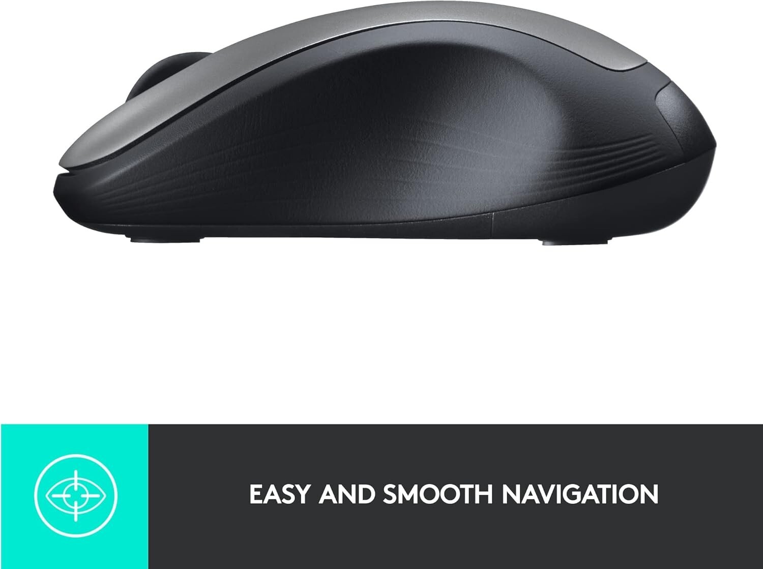 Logitech M310 Wireless Ambidextrous Optical Mouse w/ USB Receiver PC/MAC Silver
