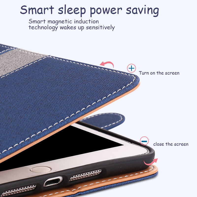 For iPad 5th 6th 7th 8th 9th Gen 9.7" 10.2" Leather Shockproof Smart Stand Case