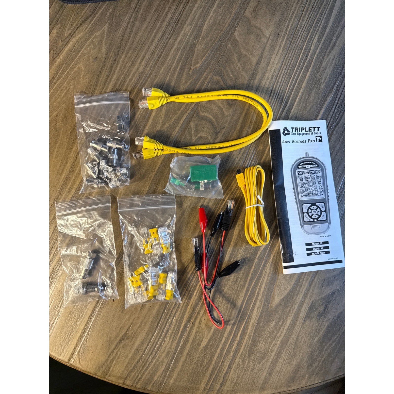 Triplett LVPRO30SR Low Voltage Cable Tester Kit Complete New Open Box Smart RJ45