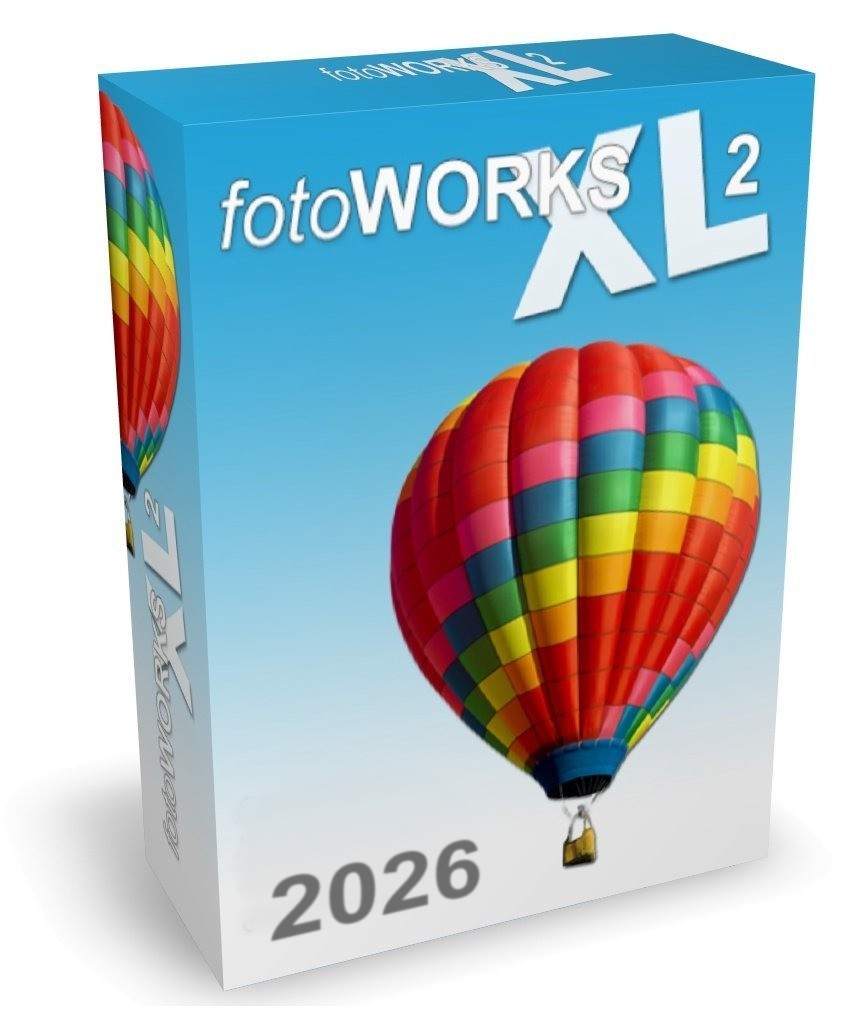 Photoworks XL 2026 - Image Editing Program in German - Windows - CD-ROM