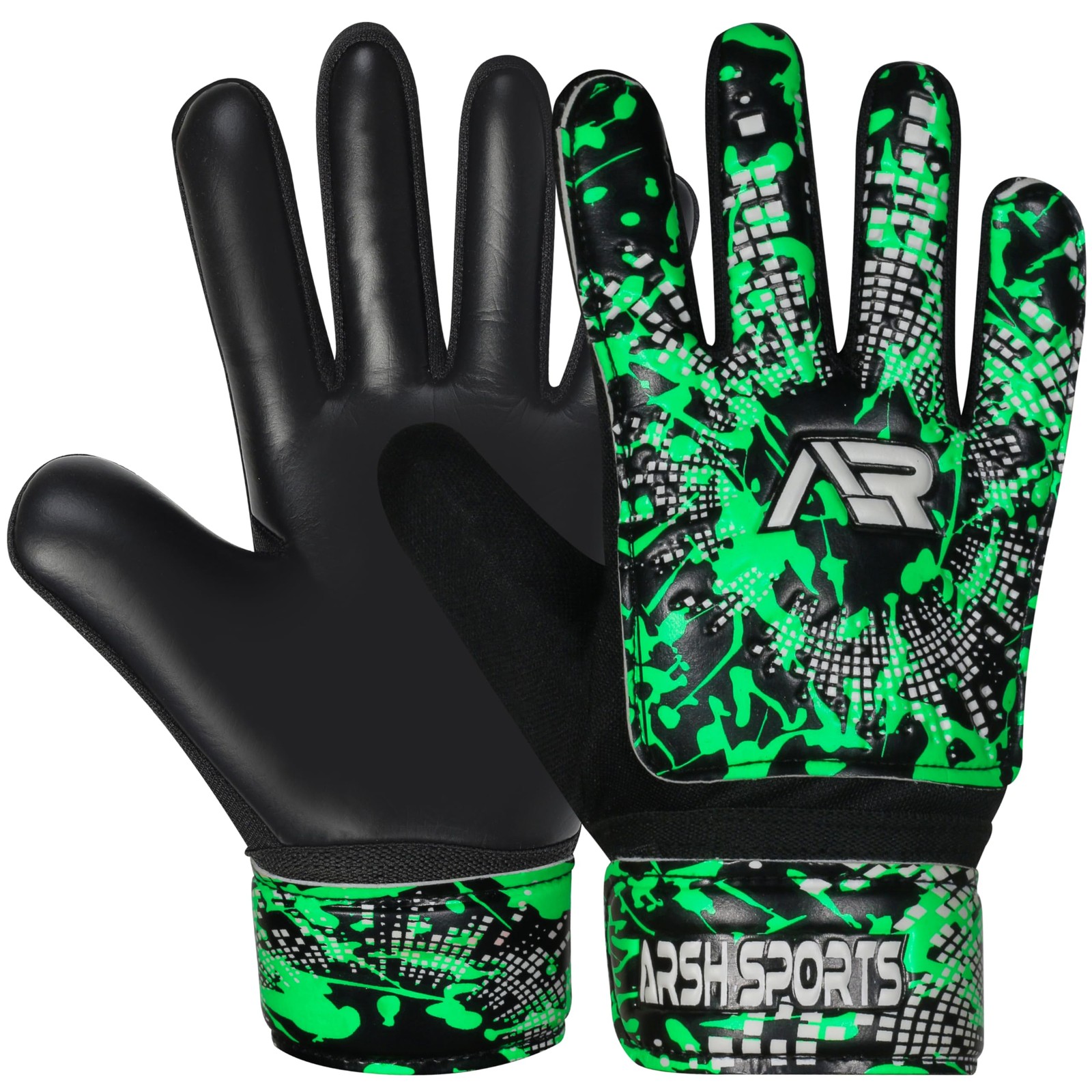 Arsh Sports Soccer Goalie Size 7 suitable for size S-M adult, Green