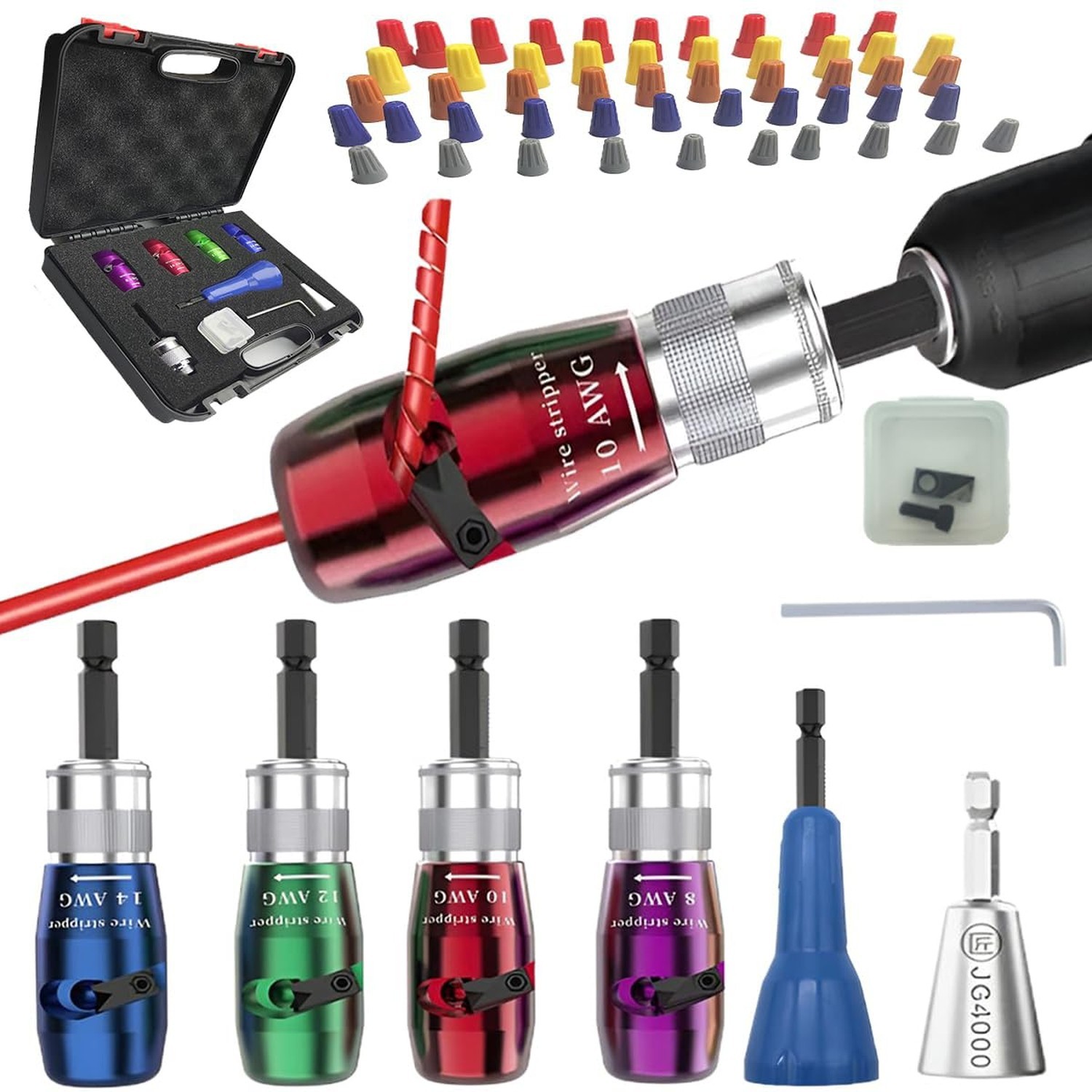 Upgraded version of the drill wire stripper, the wire stripper tool for AWG, ...