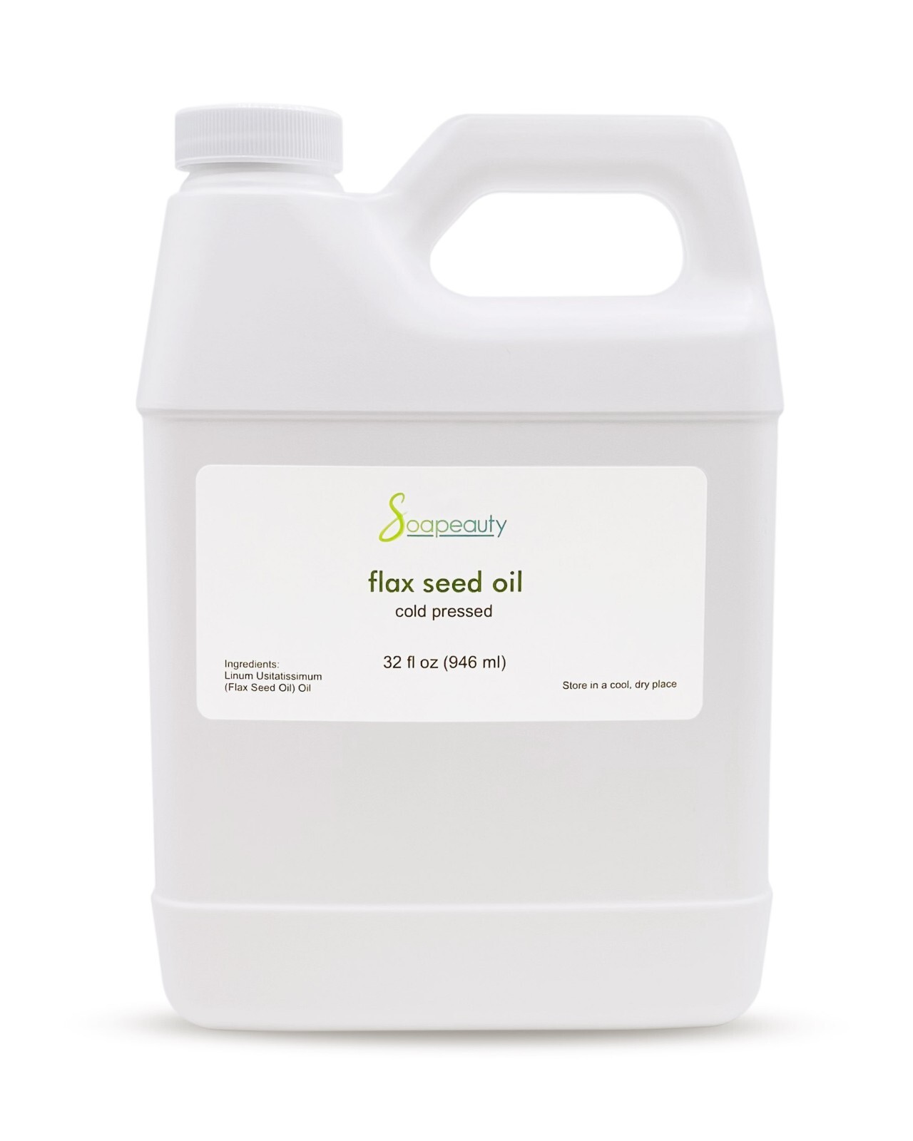 FLAX SEED OIL CARRIER VIRGIN COLD PRESSED NATURAL PURE 32 OZ