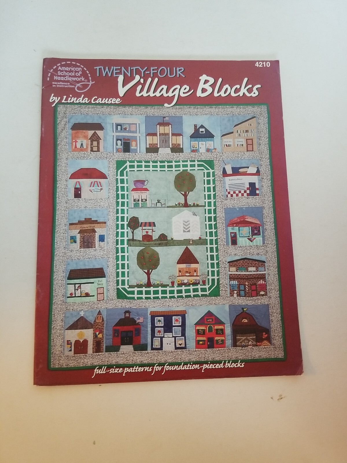 American School of Needlework twenty-Four Village Blocks 4210 - M594
