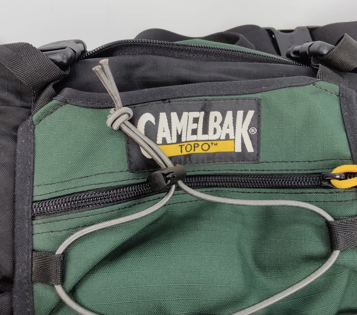 CamelBak Fanny Pack "TOP O" Hiking Rock Climbing Camping Green / Black