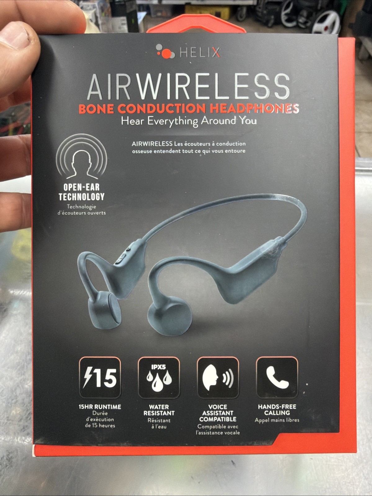 Helix AirWireless Bone Conduction Headphones-Open-EarTechnology