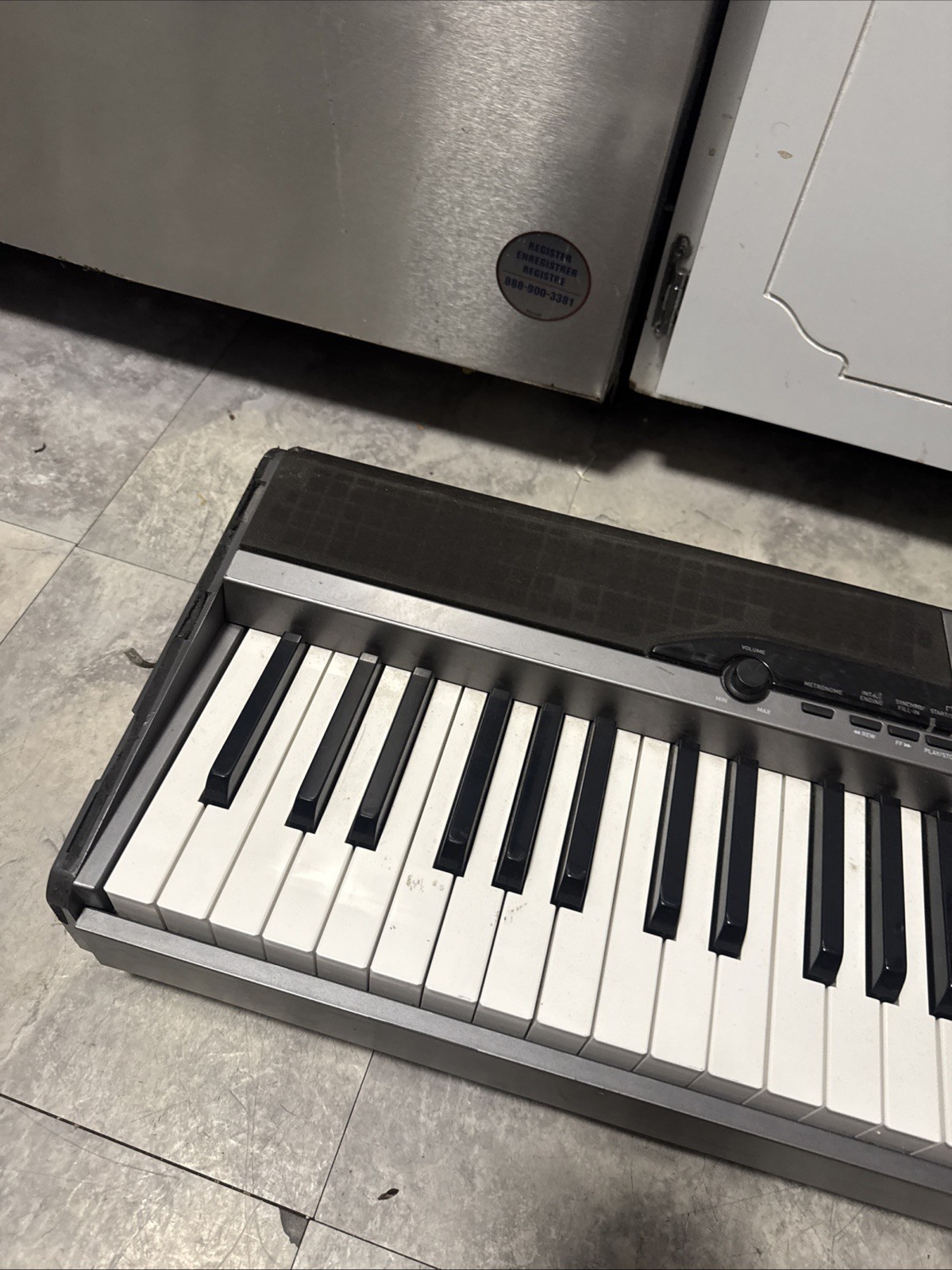 Casio PX-320 Keyboard Working For Parts Only