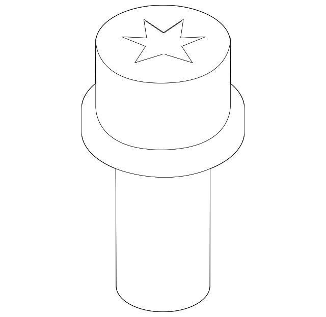 Genuine BMW Side Brace Bolt 07-11-9-904-589