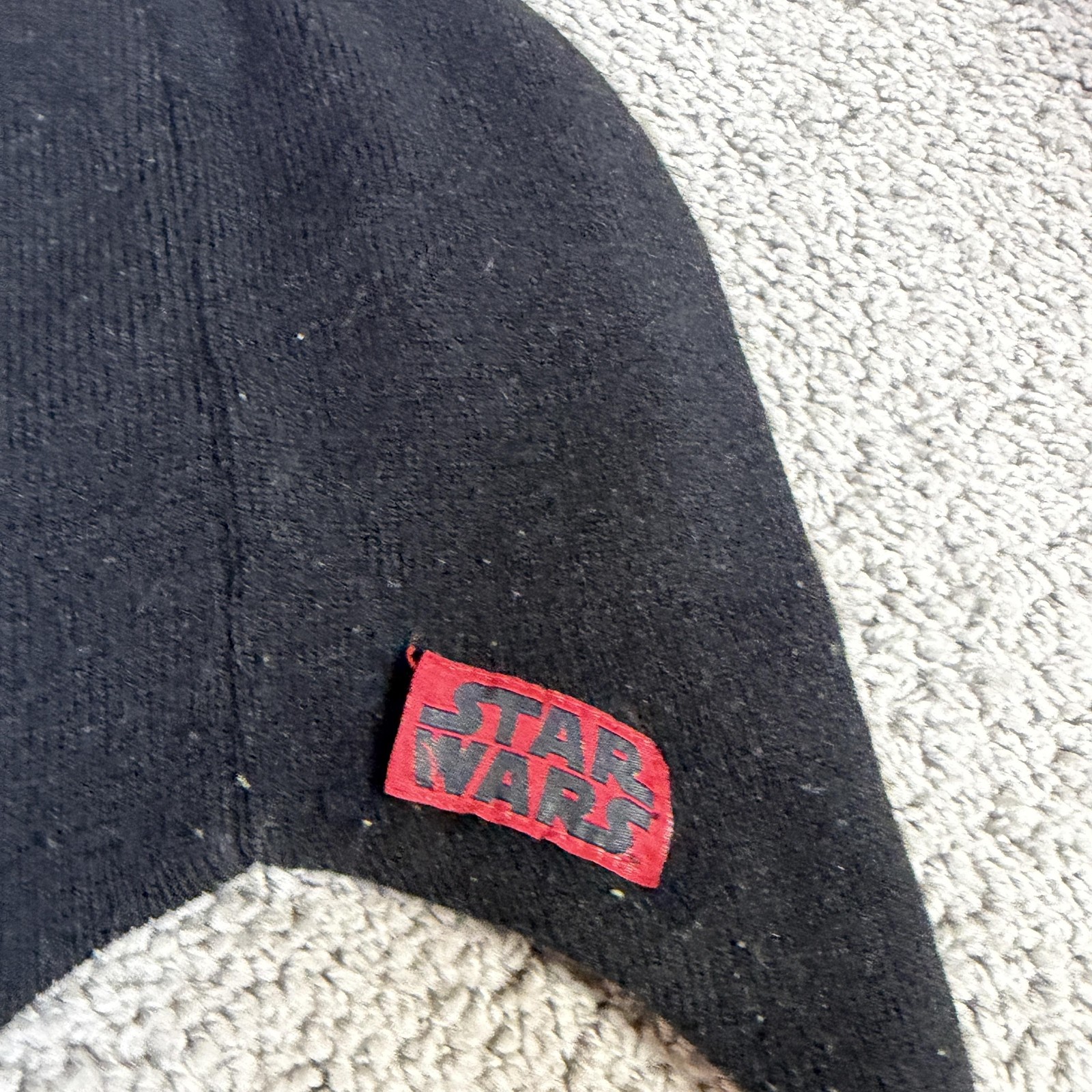 Star Wars Hat Trapper Boys One Size Black Darth Vader Ear Flap Knit Fleece-Lined