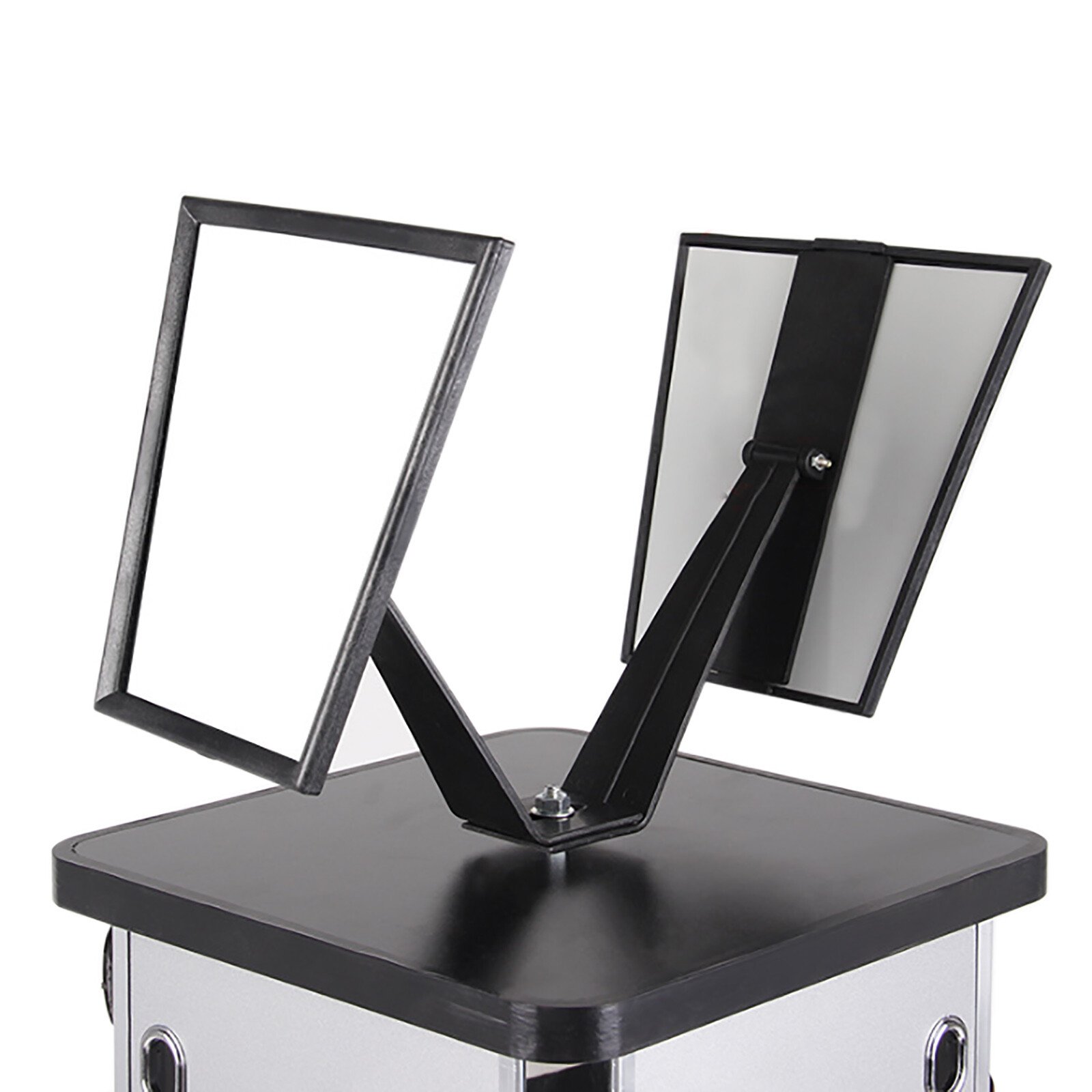 360° Rotating Glasses Display Rack for 44 Pairs with Adjustable Mirrors