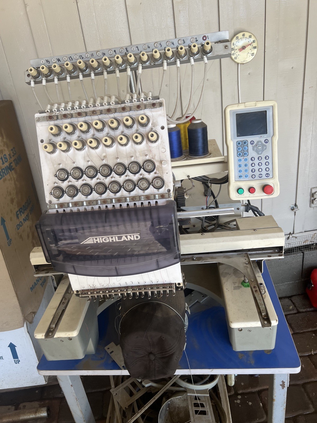 Highland 1504C 4 Head Embroidery Machine