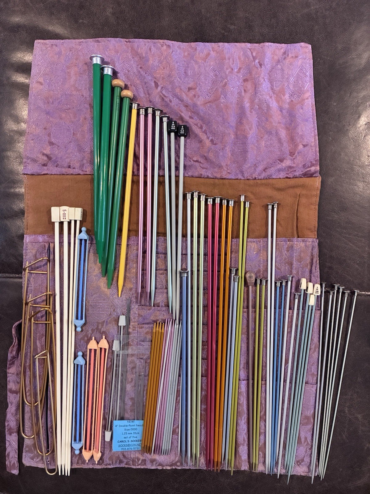 Lot of Vintage Knitting Needles+ BATES, ZEPHR SUSAN BATES, BOYE 78 Pcs varied