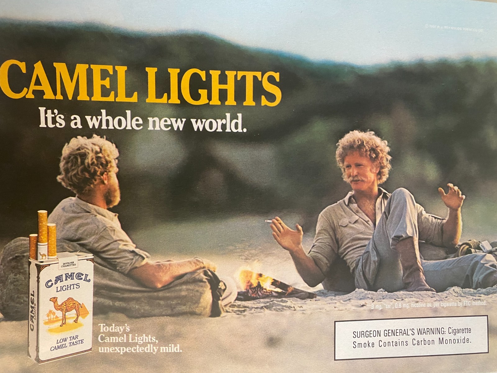 Camel Cigarettes, Camels, Full Page Vintage Print Ad