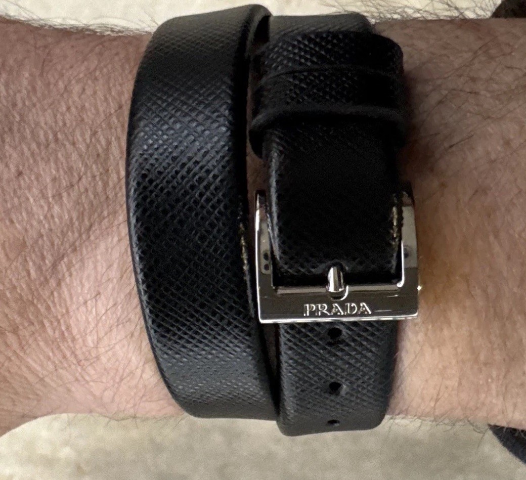 Prada x Centurion 2.0 Black AMEX Wearable Wrap Bracelet - verified authentic!!