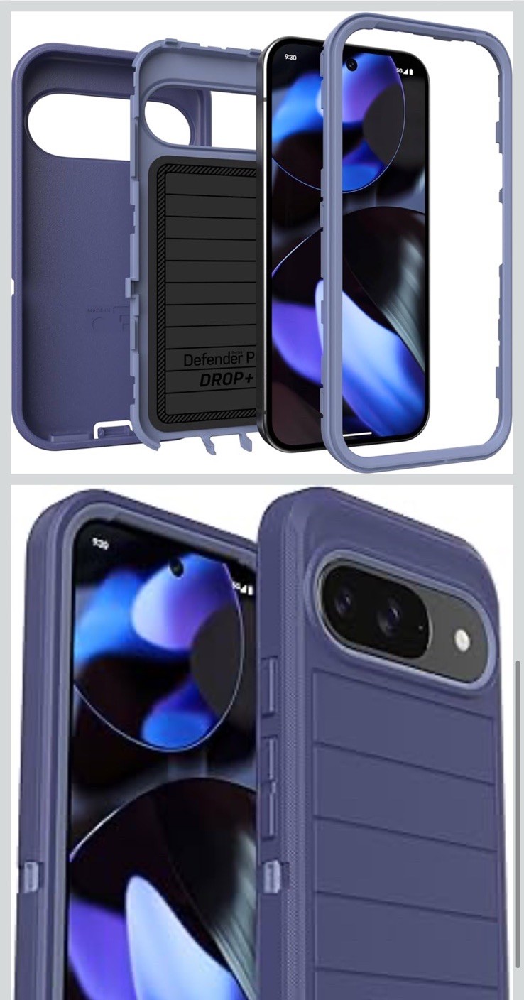 OtterBox Google Pixel 9 & Pixel 9 Pro - Defender Series Case - Charger Included