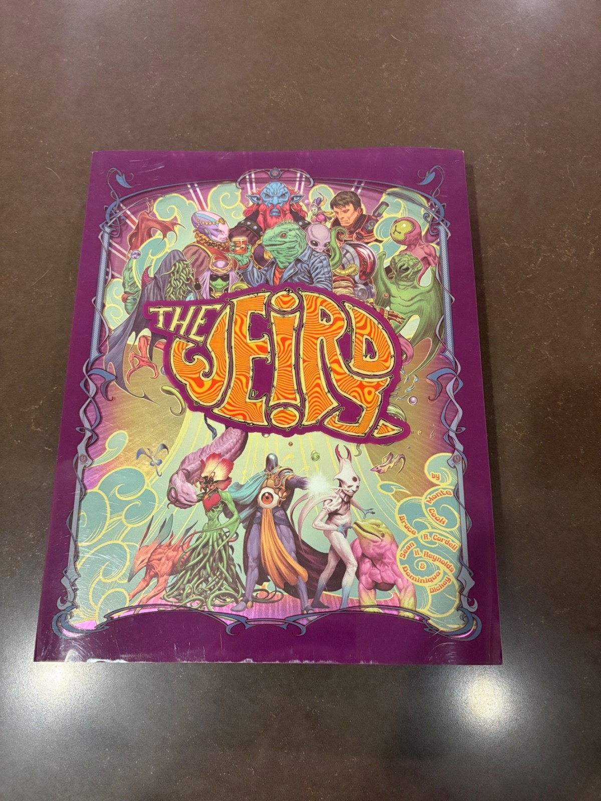 Monte Cook RPG Weird Deluxe Autographed (UNAUTHENTICATED) w/ 3 Bookmarks(?)