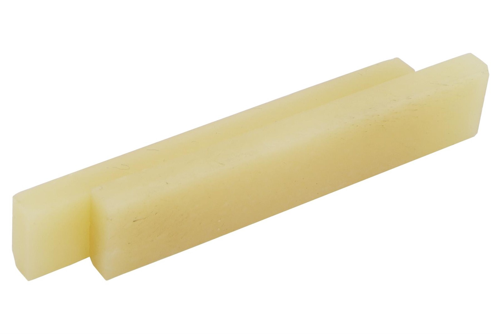 Bone Nut Blanks  Unbleached Vintage Bone - 2" x .4" x .14" - 2 pack