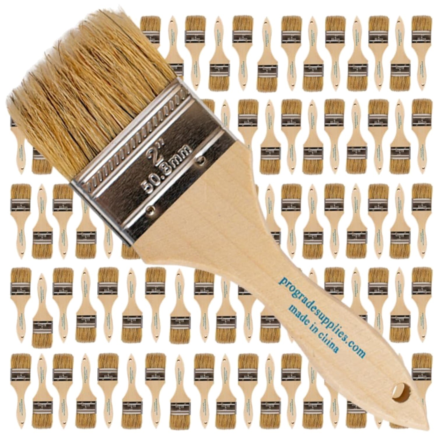 2 Inch Chip Brushes - 96 Pack - Versatile Application