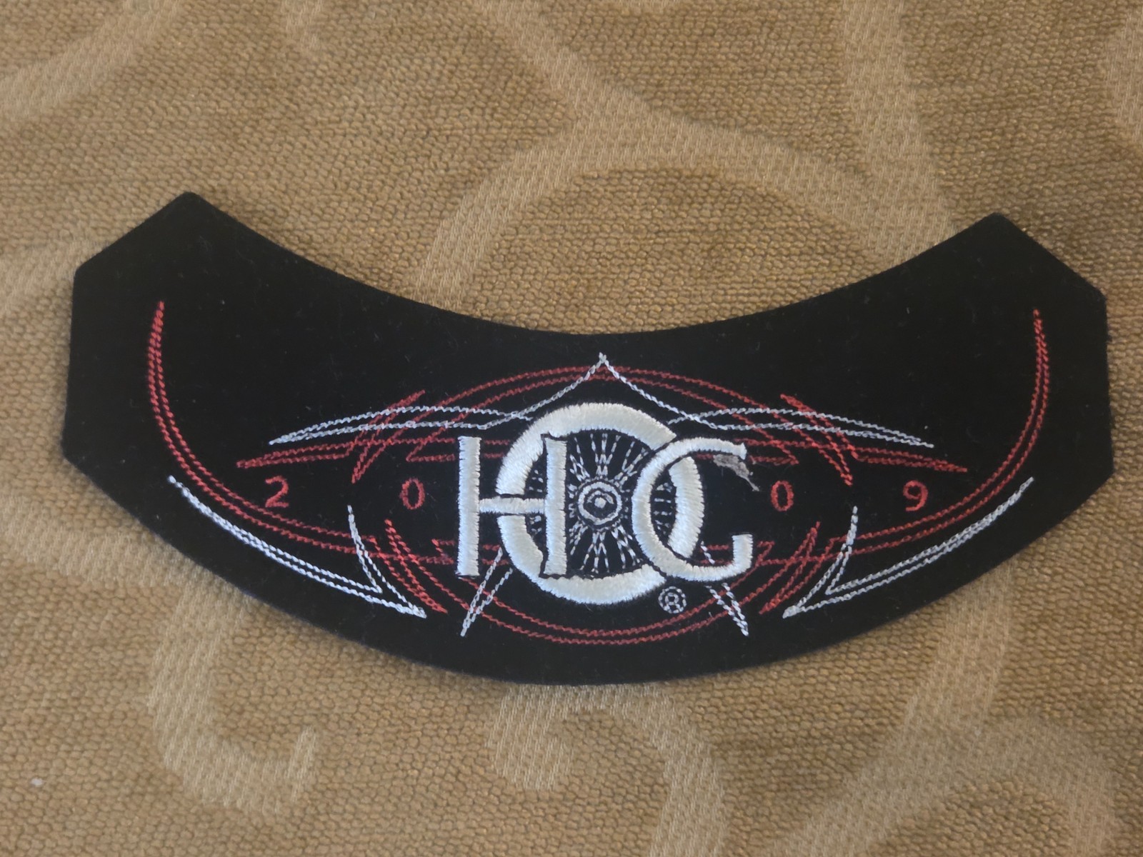 Harley Owners Group H.O.G. 2009 Annual Membership Rocker Patch Embroidered