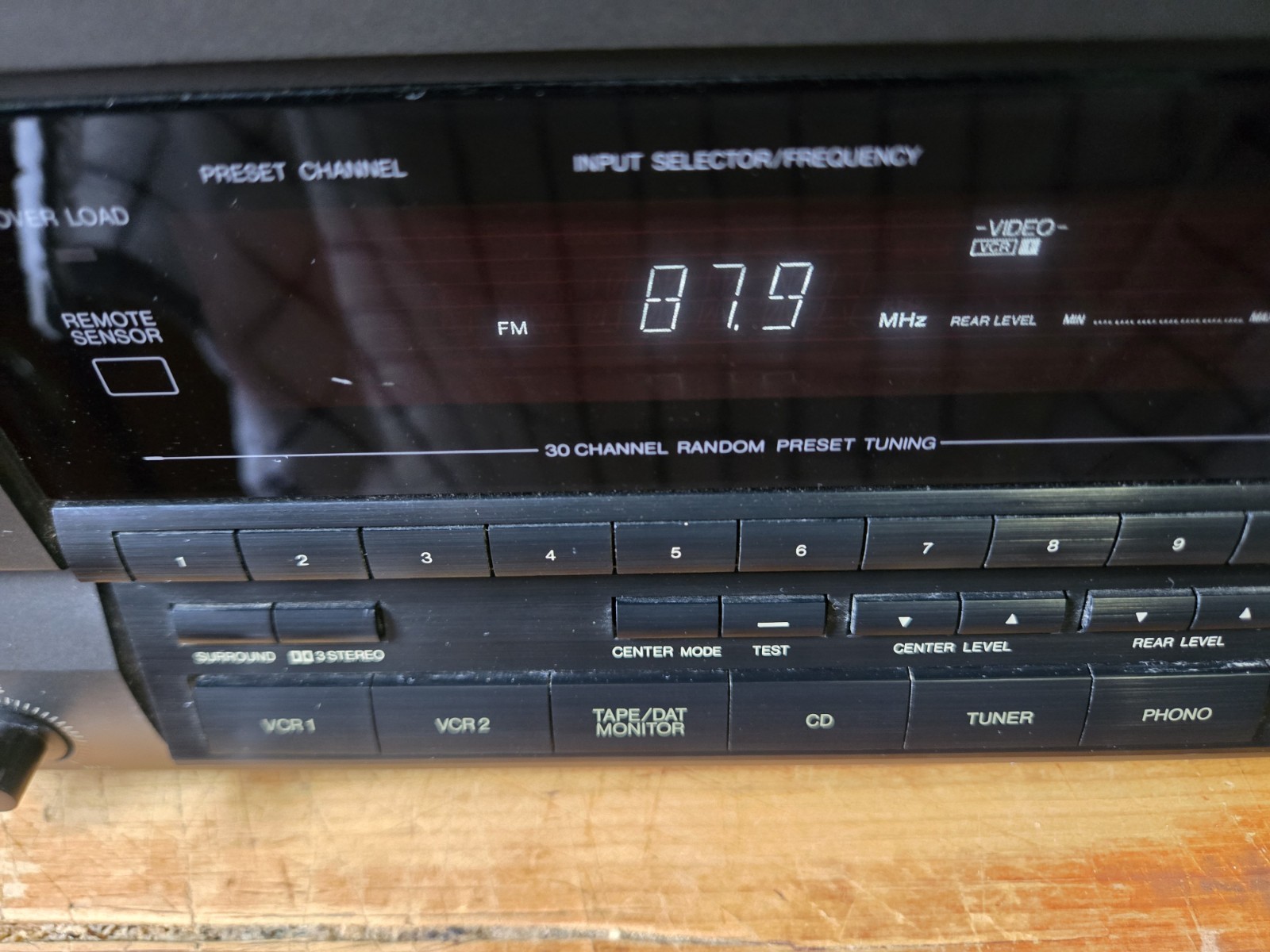 Technics SA-GX330 AV Control Stereo/VCR/CD/PHONO Receiver. READ