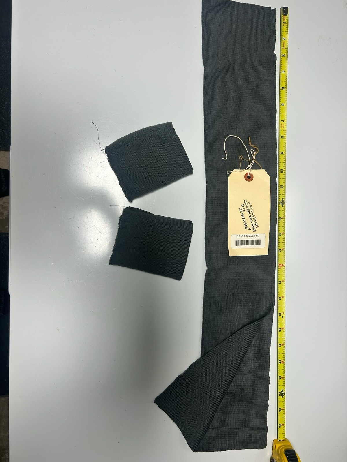 1 Set Of Military Gray Collar And Waistband  N-2B, N-3B Made in the USA