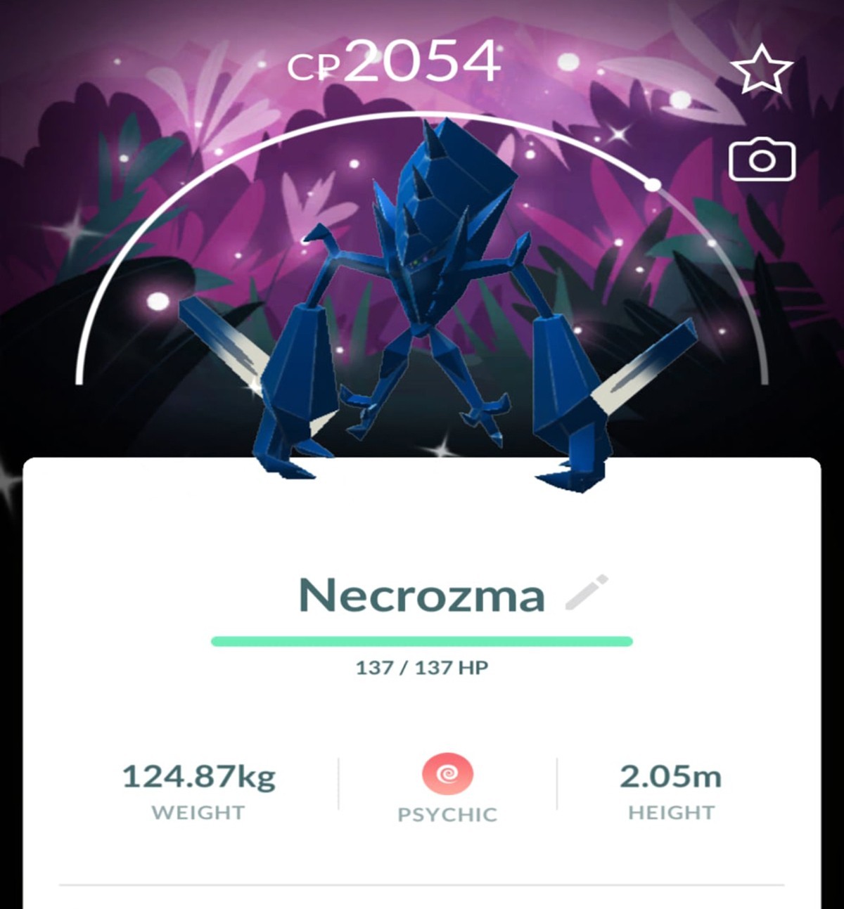 Shiny Necrozma with special background - Read description