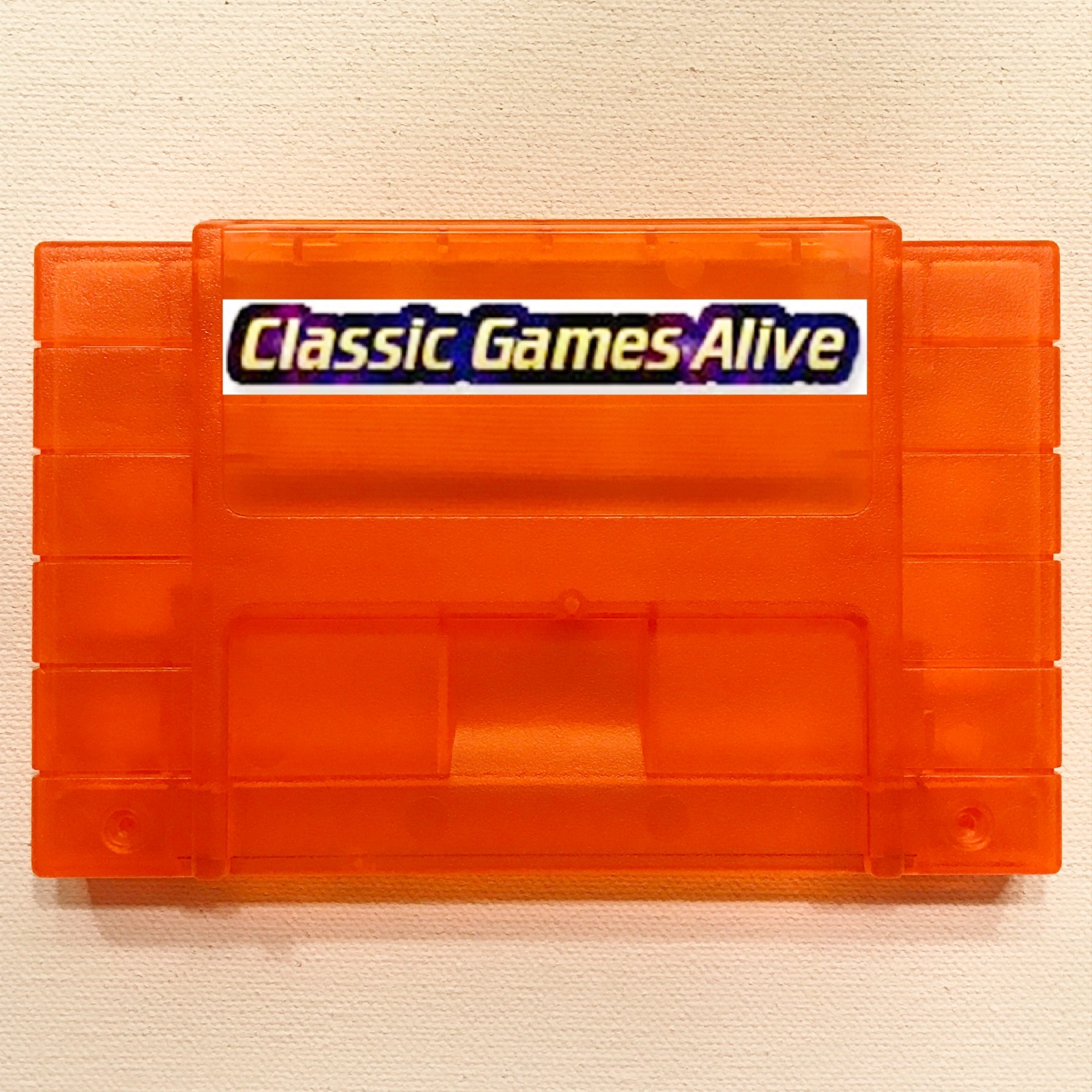 SNES Plastic Case Cart Shell Replacement Highest Quality - Super Nintendo GOLD
