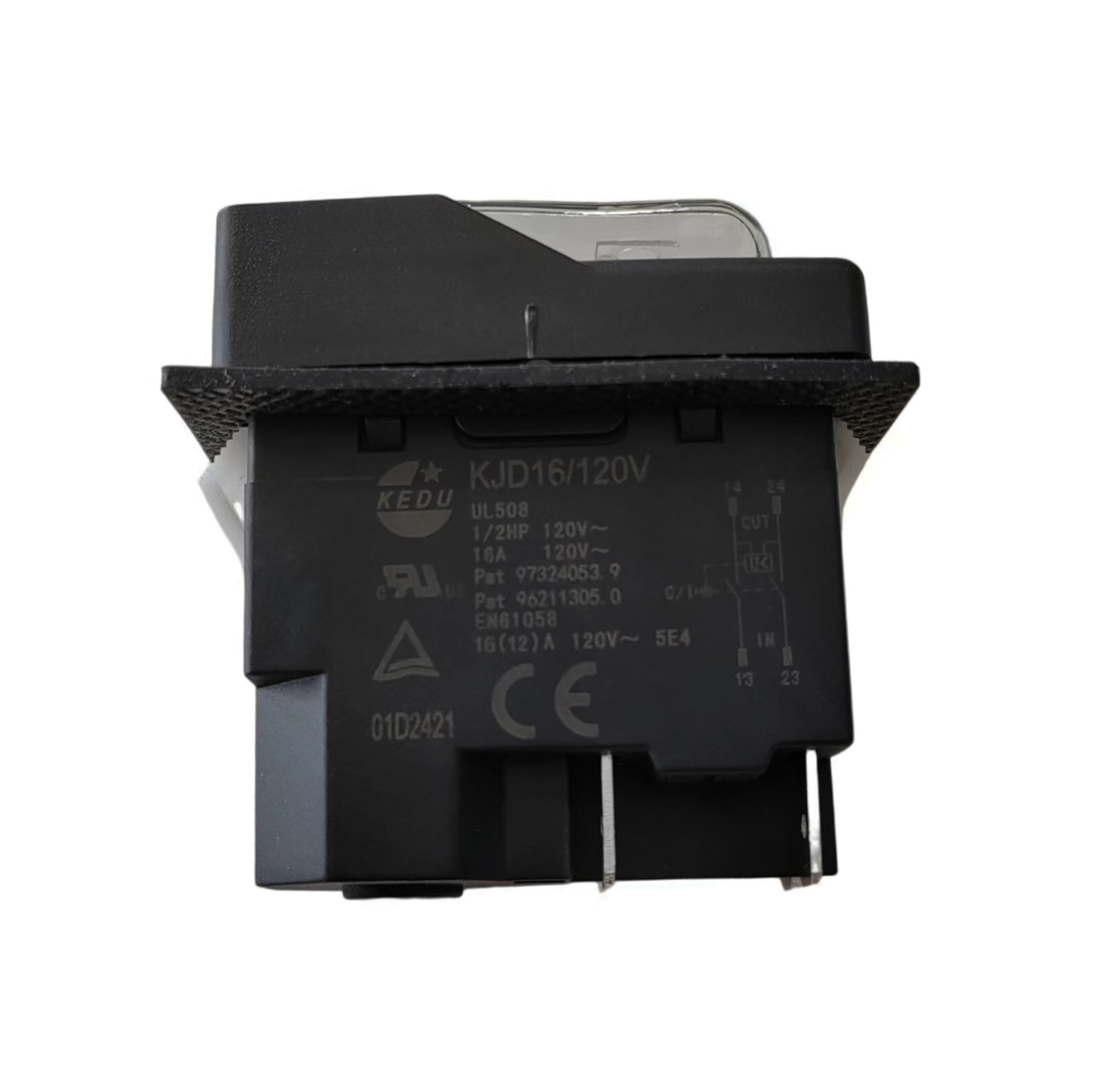 1pcs KJD16/120V On Off Electromagnetic Switches KJD16 120V 16/12A 4Pins