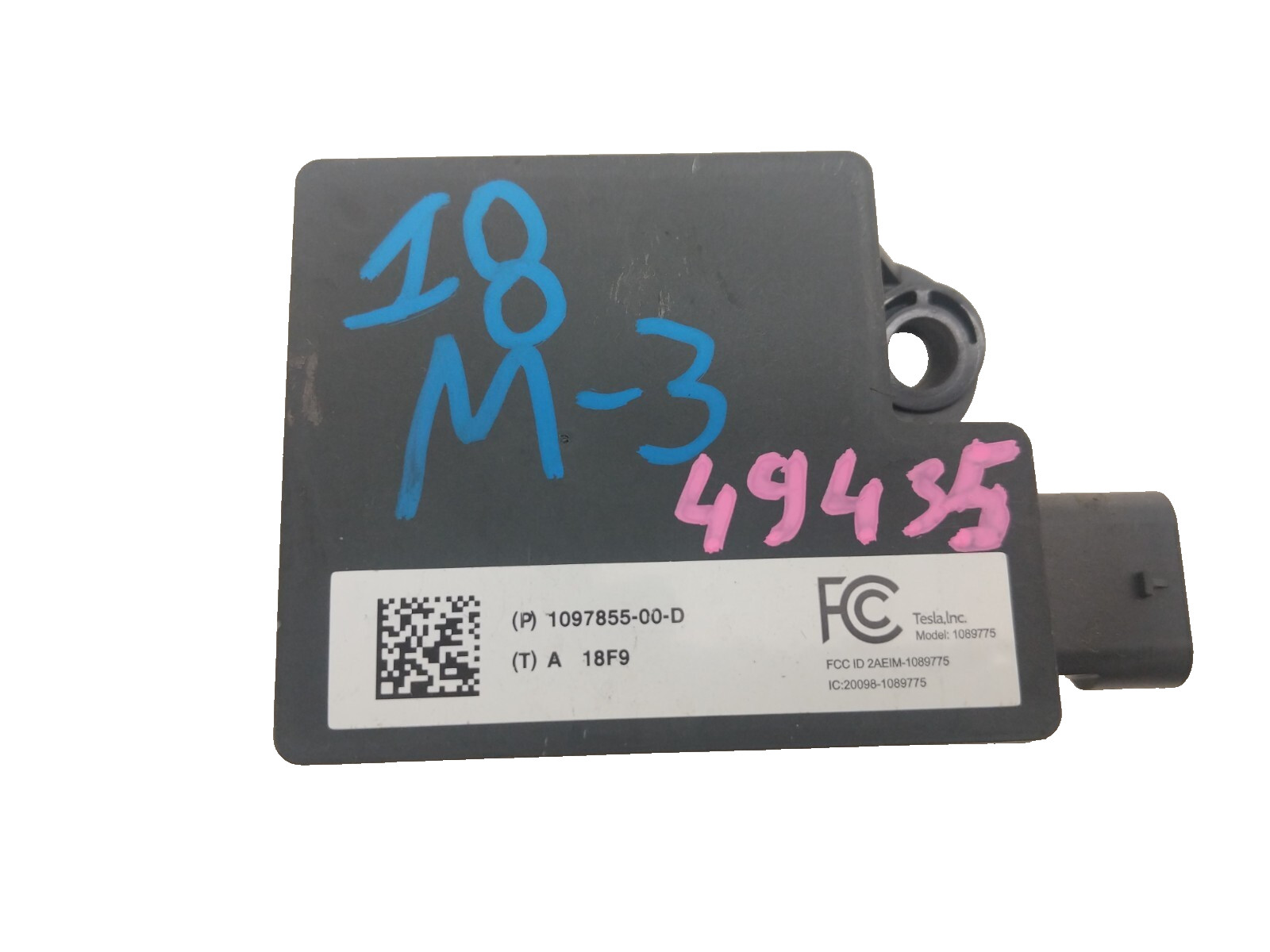 ⭕2017-2023 Model 3 Rear BCM Computer Electronic Body Control Module 1097855-00-D