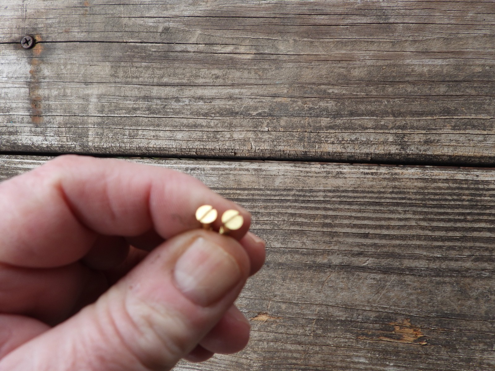 Thompson/Center T/C Hawken Brass Patchbox Screws (2)