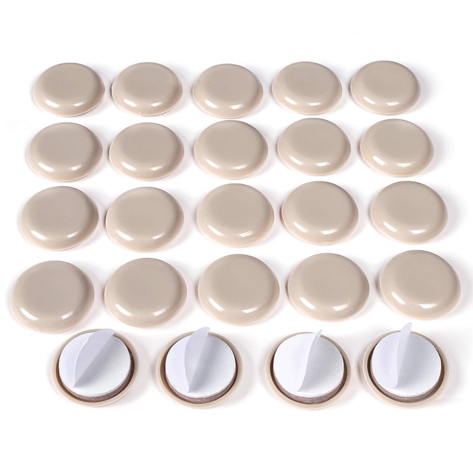 24Pcs Furniture Moving Kit Sliders Coasters for Carpet and Hardwood Tile Floor