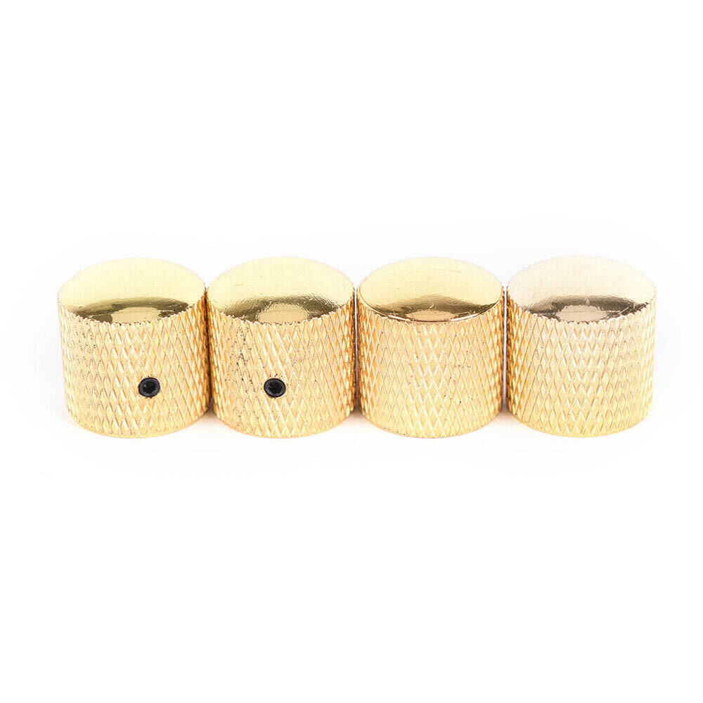 10Pcs Guitar Knobs Metal Dome Volume Tone Control Knobs for Electric Guitar Bass