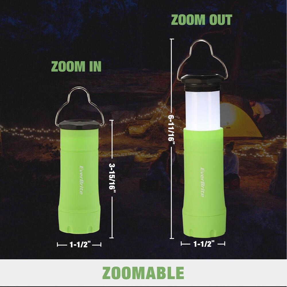 EverBrite 2-in-1 Mini Lantern Flashlight Zoomable Flashlight Lantern with 3 Mode