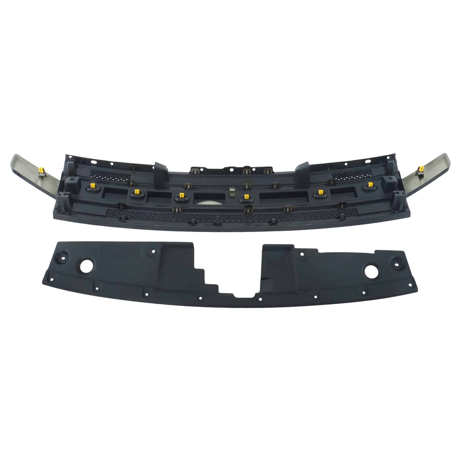 Fit For Ford Flex 2013-2019 Gloss Black Front Upper Grille Assembly Easy Install