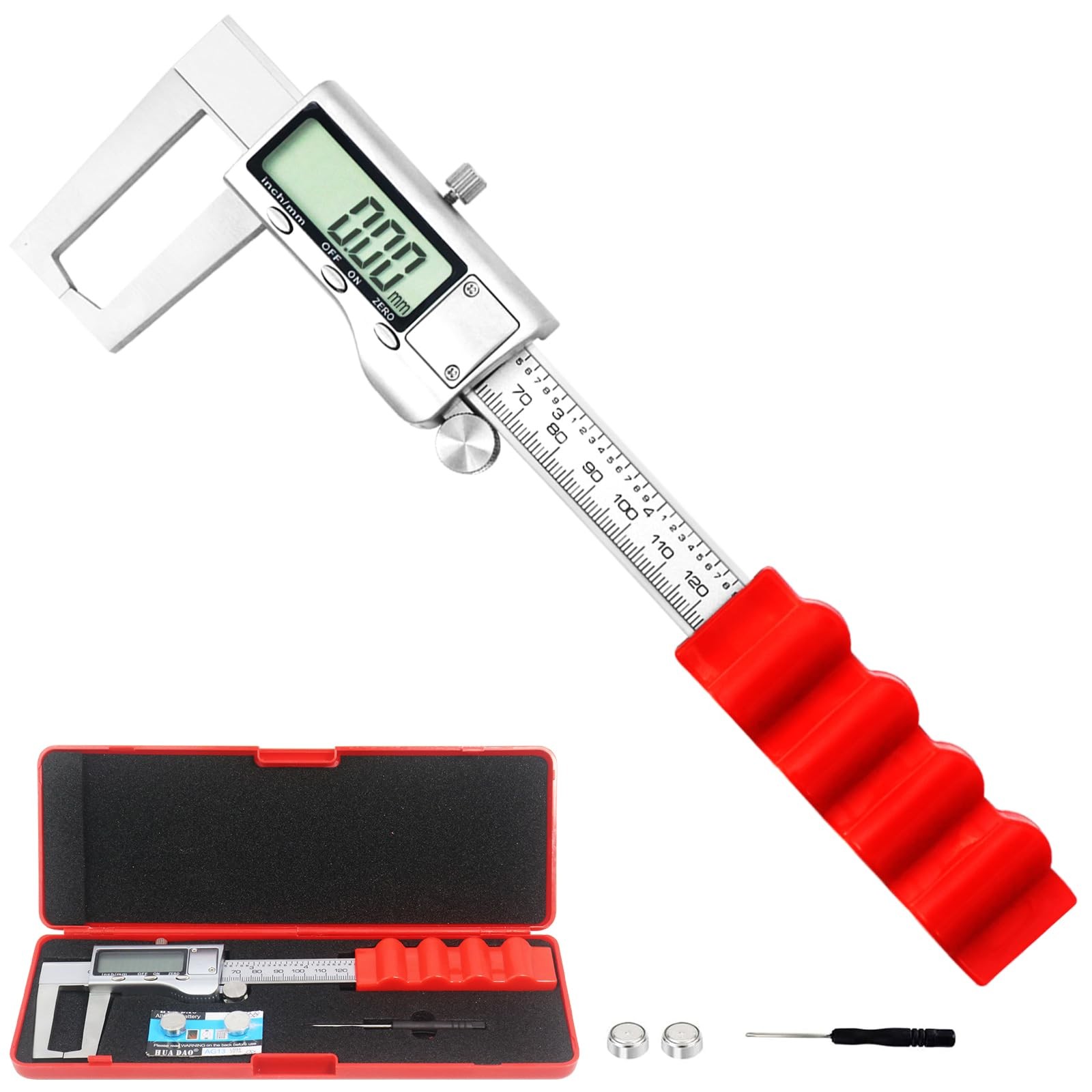 Digital Outside Groove Caliper, Disc Brake Rotor Micrometer, Digital Vernier ...