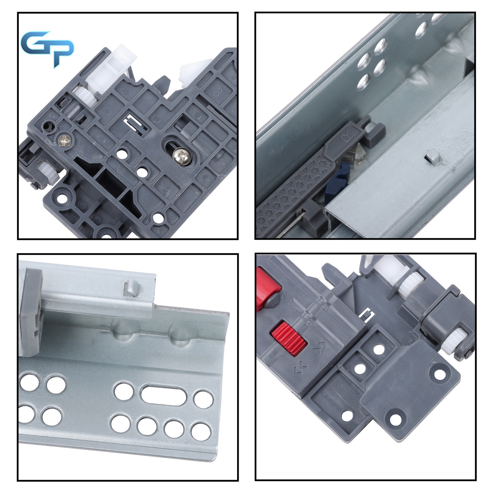 4 Pair 12" Undermount Drawer Slides Soft Close Full Extension & Locking Device