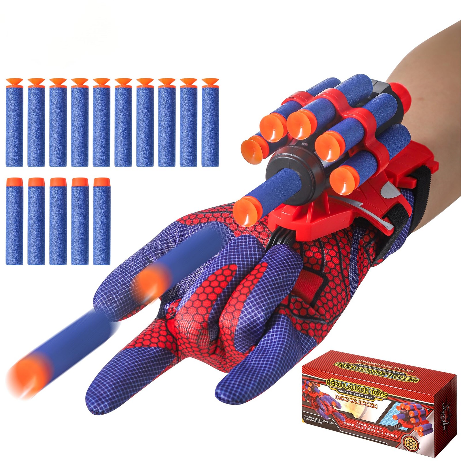 Shooting Toys, Children's Role-Playing launchers with Gloves, Wrist Firing To...