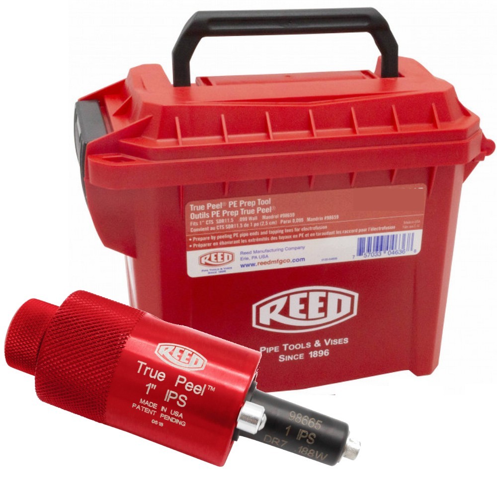 Reed Tool True Peel 1” IPS DR7 .188" Wall PE Pipe Electrofusion Prep