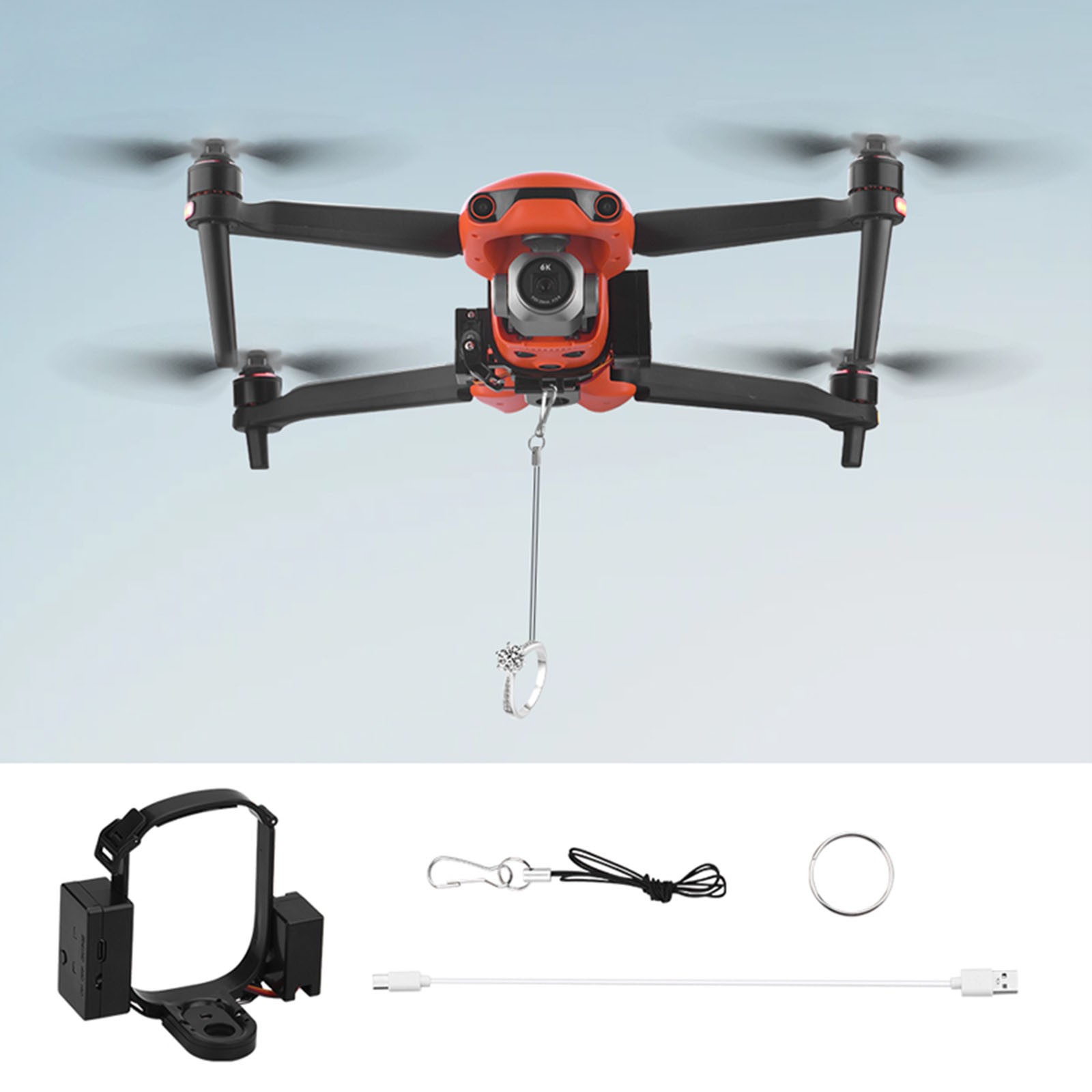 Airdrop System For EVO II/EVO II Pro Wedding Proposal Delivery Device Accessory