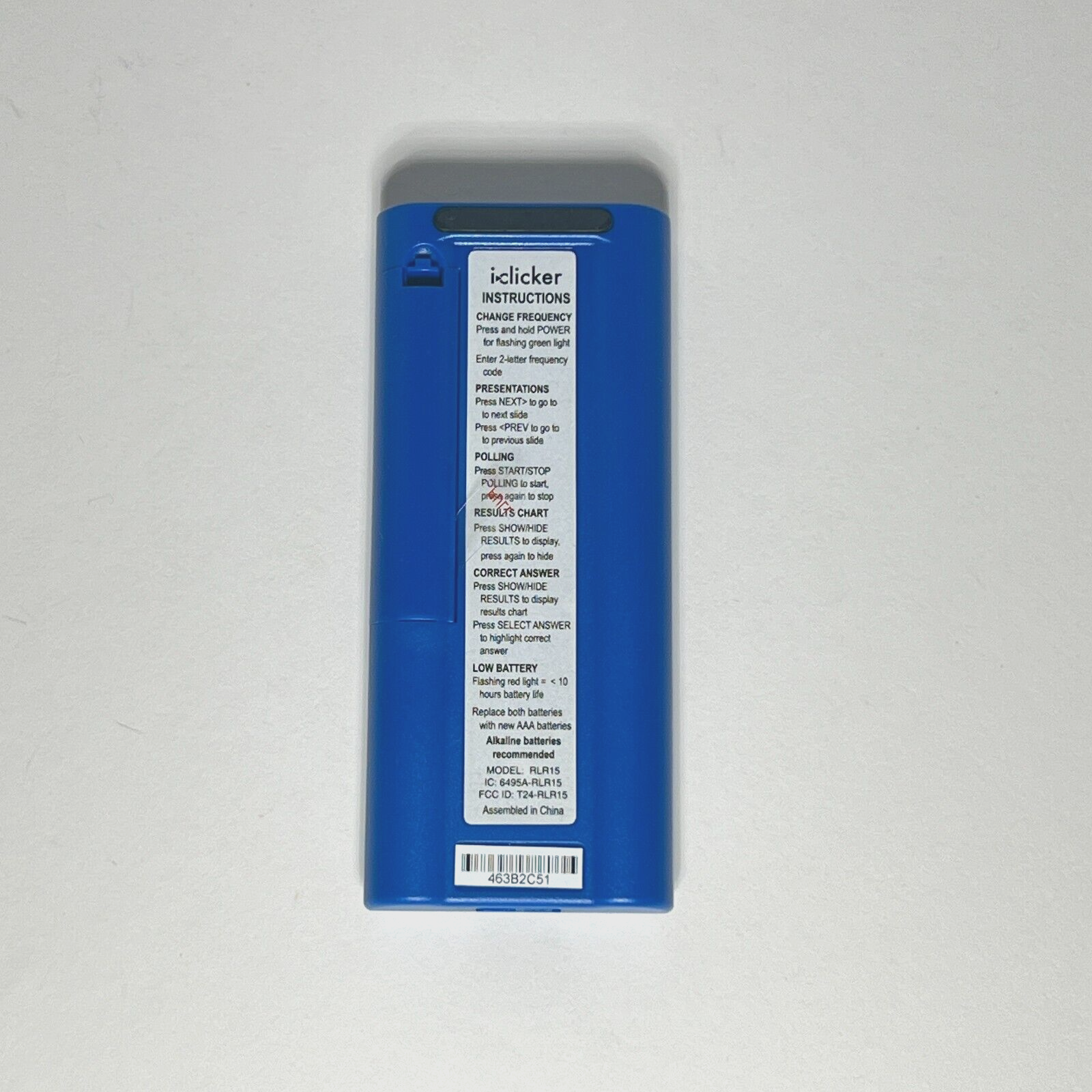 iClicker + Blue Instructor Remote to Administer Classroom Polls & Quizzes - New