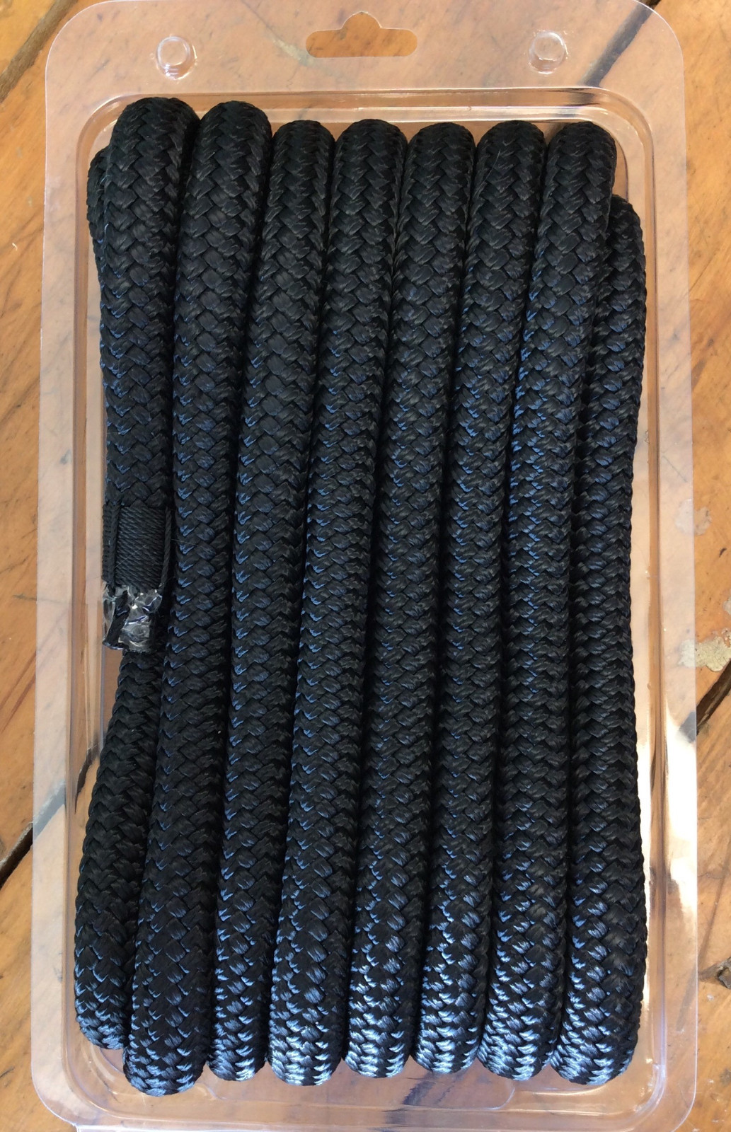 Seachoice Double Braided Boat Marine Nylon Dock Line Rope 5/8" x 30' Black 46961