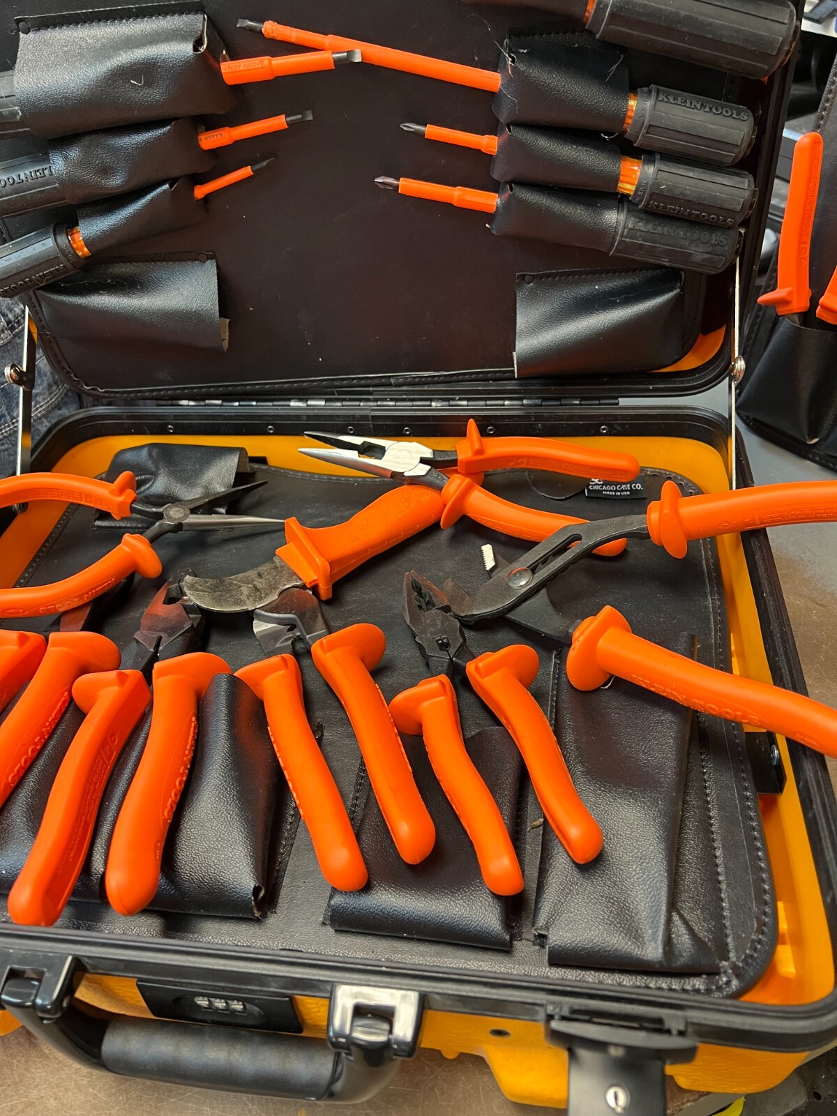 Klein Electrician Tool Set with hard case