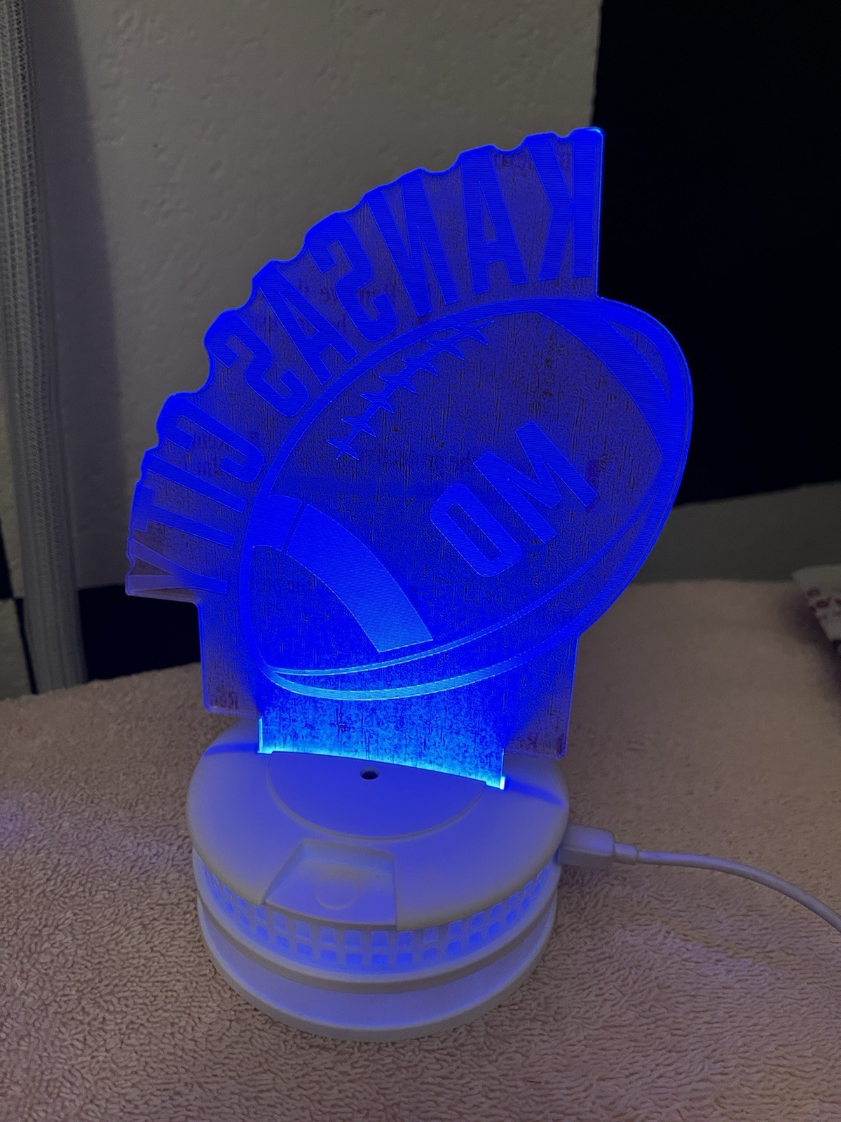 Kansas City 3D Creative Visualization Lamp Mullticolored w/ Remote/NEW/FREE SHIP