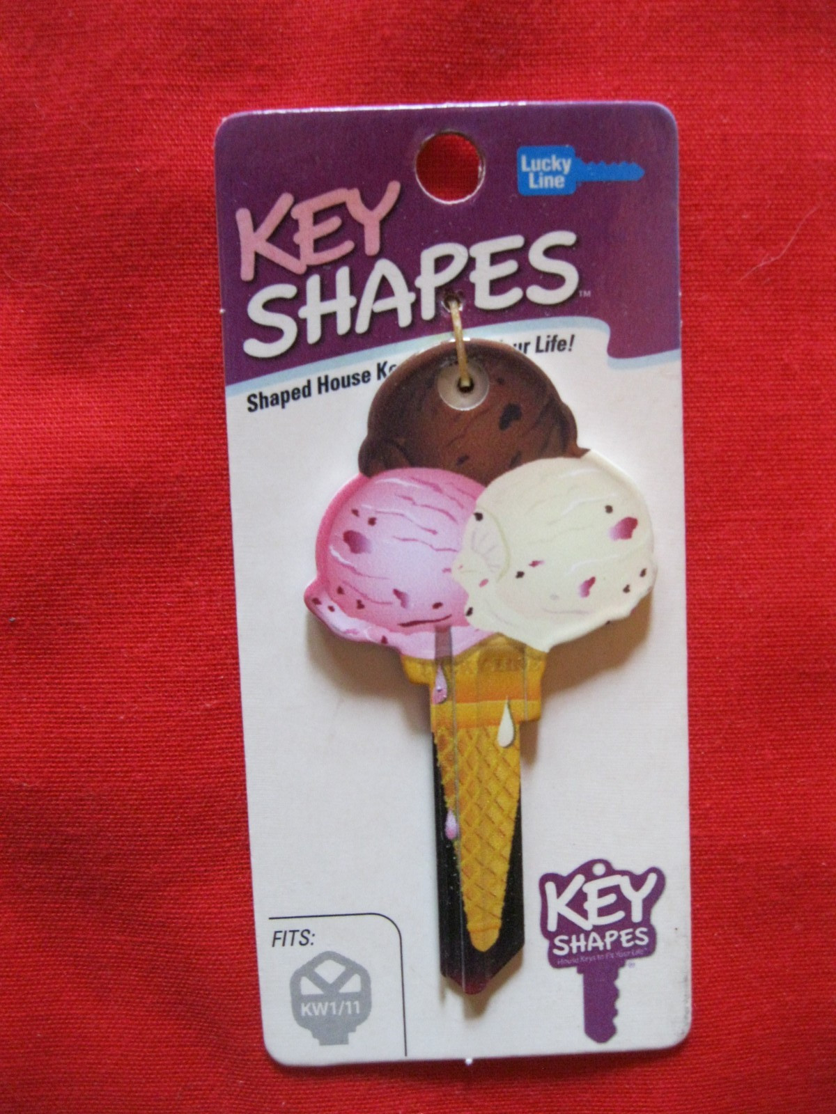 Key Shapes  brand, Kwik Set Key Blank, ICE CREAM CONE, 1 piece, new