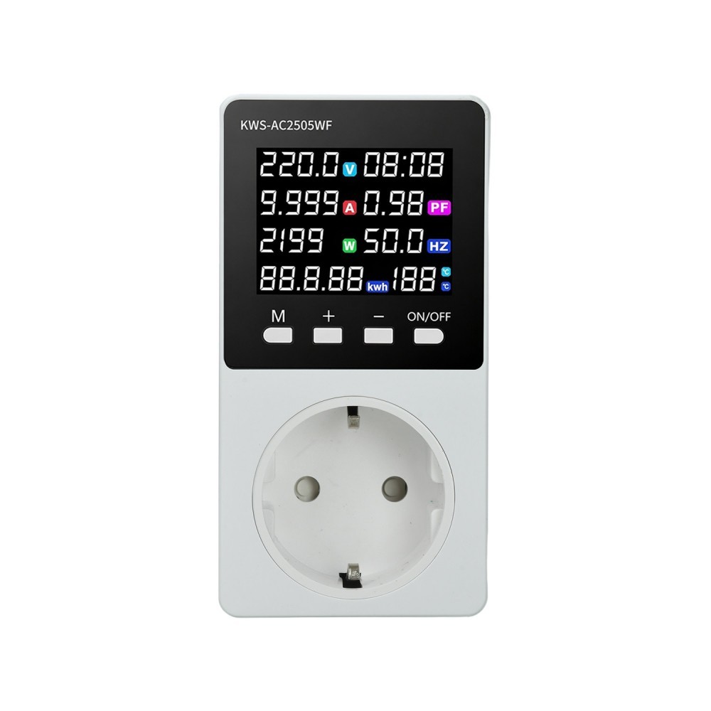 Tuya Smart Switch Digital Energy Meter 3500W Voltage Current Energy Monitor