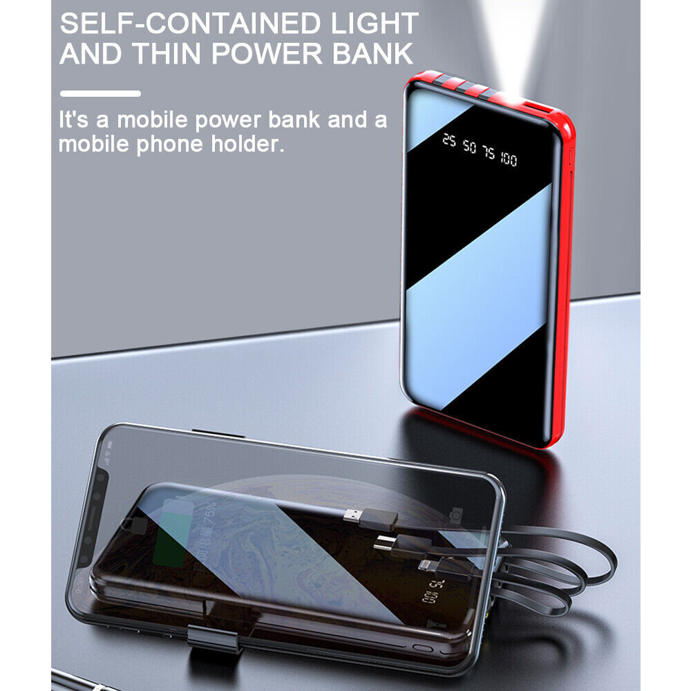USB Power Bank 9000000mAh Backup External Battery Pack Charger for Cell Phone