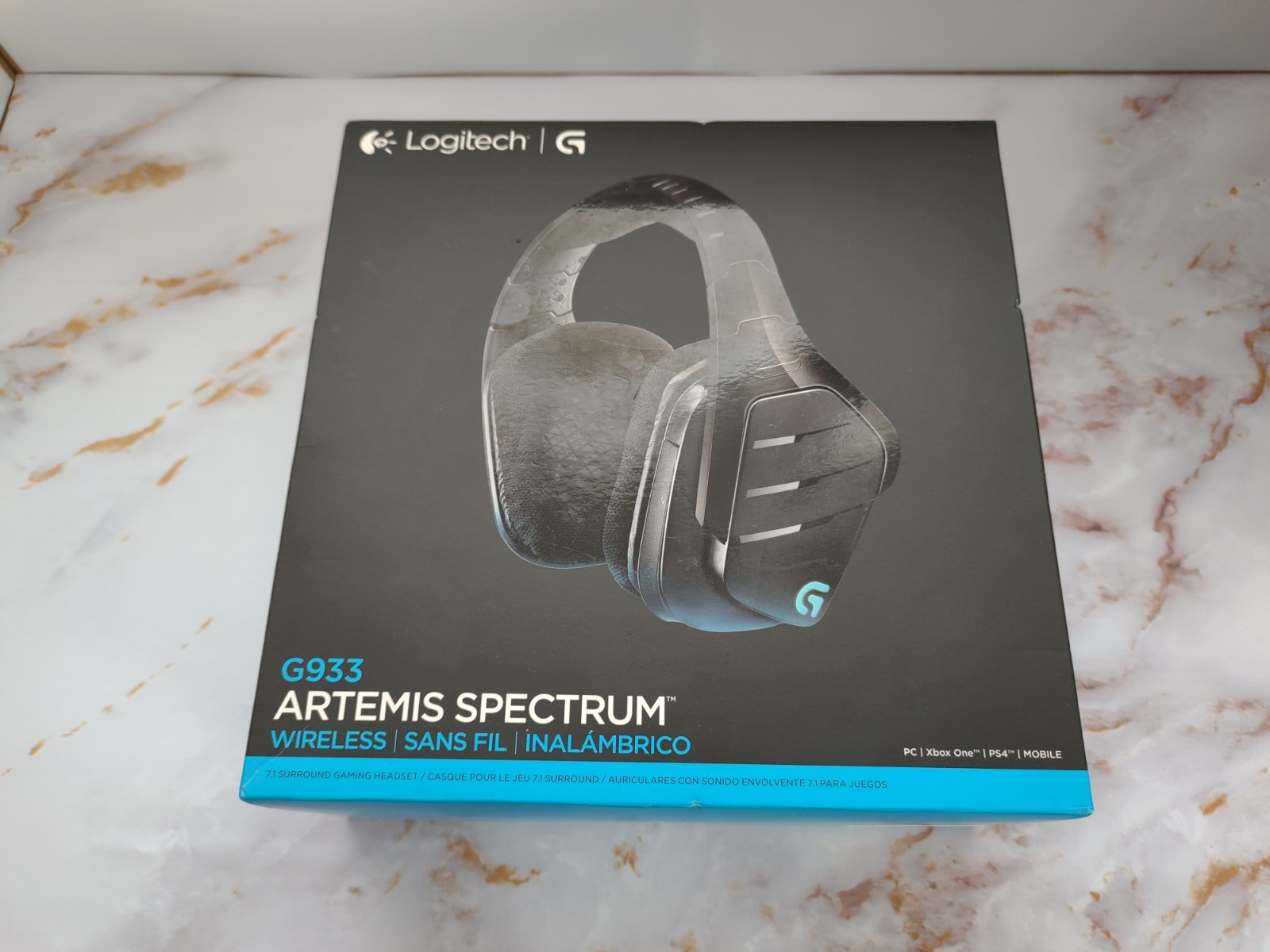 Logitech - G933 Artemis Spectrum Gaming Headset - Black