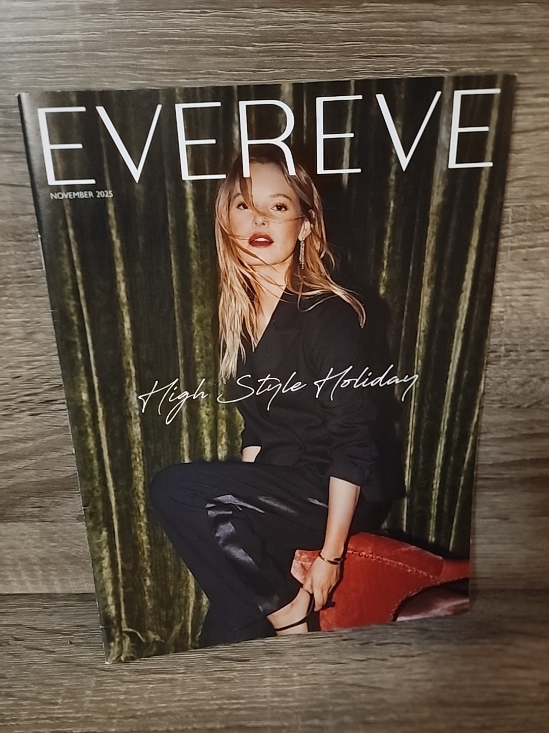 Evereve November 2025 catalog "High Style Holiday" contemporary women's fashion